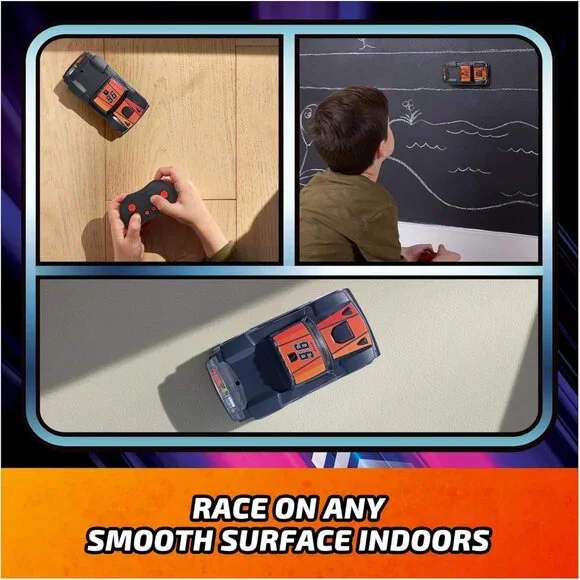 Zero Gravity Racing Wall Climber, USB-C Rechargeable Wall Racer Truck, Black Ind - Picture 4 of 9